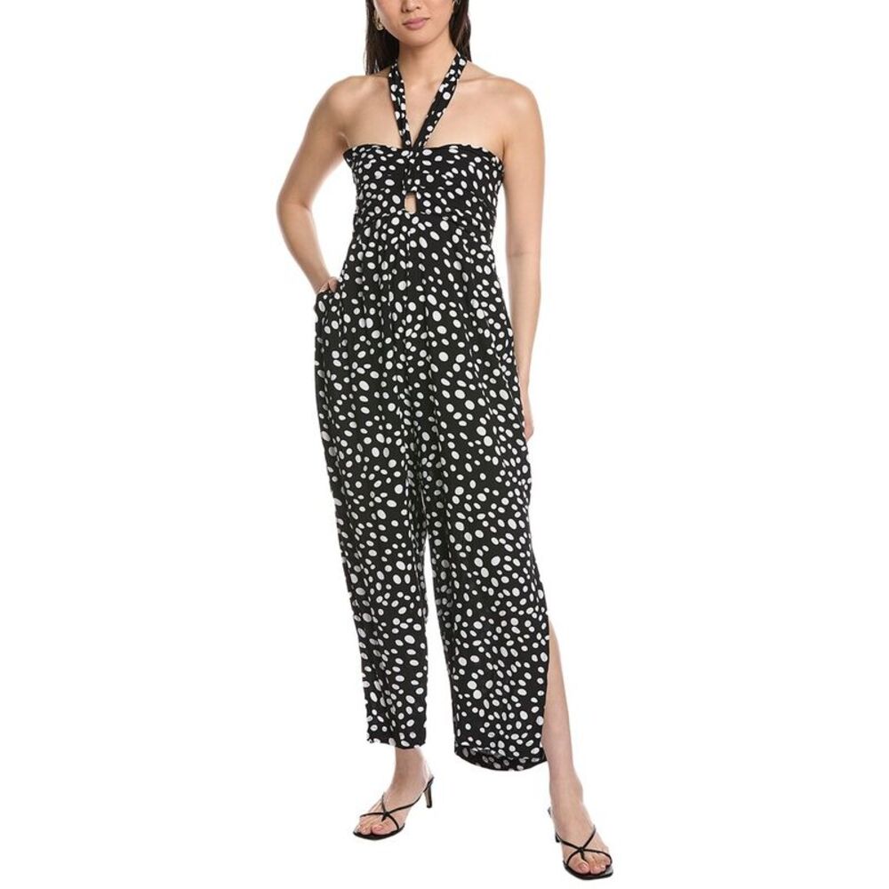 Tiare Hawaii Womens Liv Jumpsuit, Black